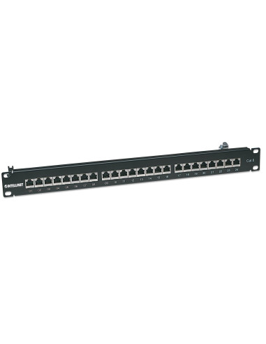 Intellinet Patch Panel 19'' 24 Porty Stp Kat. 6 Czarny