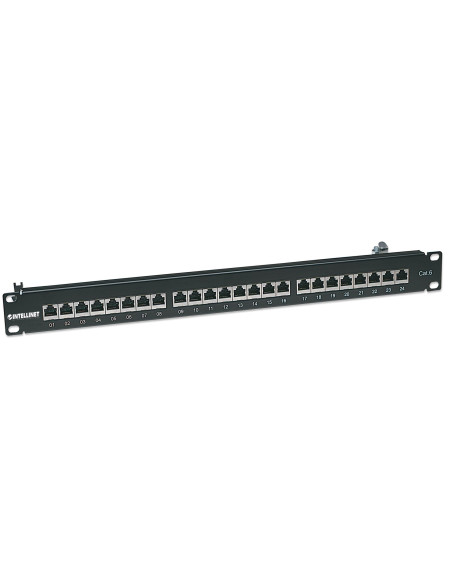 Intellinet Patch Panel 19'' 24 Porty Stp Kat. 6 Czarny