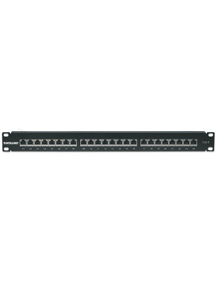 Intellinet Patch Panel 19'' 24 Porty Stp Kat. 6 Czarny