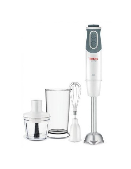 Tefal Optichef Hb6431 0,8 L Blender Immersyjny 800 W Kwarc Metaliczny, Biały