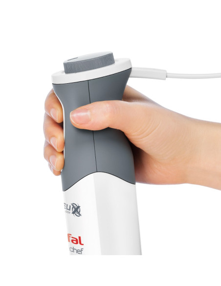 Tefal Optichef Hb6431 0,8 L Blender Immersyjny 800 W Kwarc Metaliczny, Biały