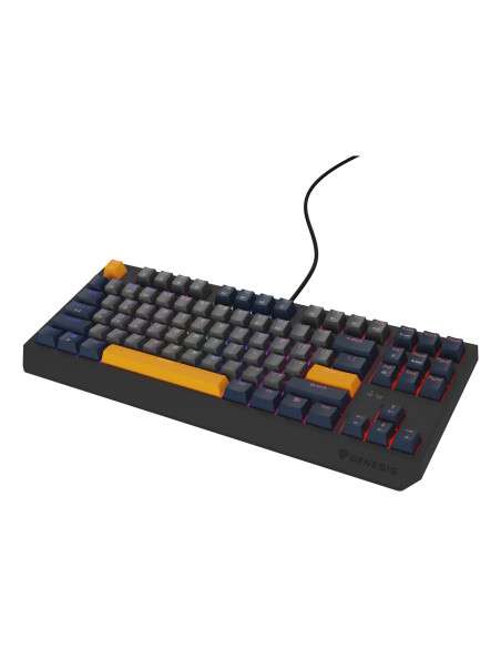 Genesis Thor 230 Tkl Klawiatura Gaming Usb Qwerty Angielski Niebieski