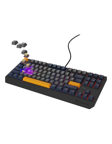 Genesis Thor 230 Tkl Klawiatura Gaming Usb Qwerty Angielski Niebieski