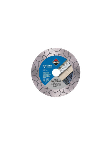 Rubi Tarcza Diamentowa Tgs 125 Superpro Do Cięcia I Szlifowania 2W1