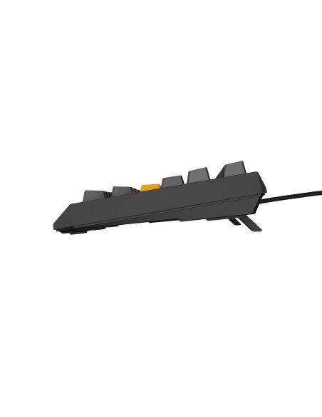 Genesis Thor 230 Tkl Klawiatura Gaming Usb + Rf Wireless + Bluetooth Qwerty Czarny, Szary, Pomarańczowy