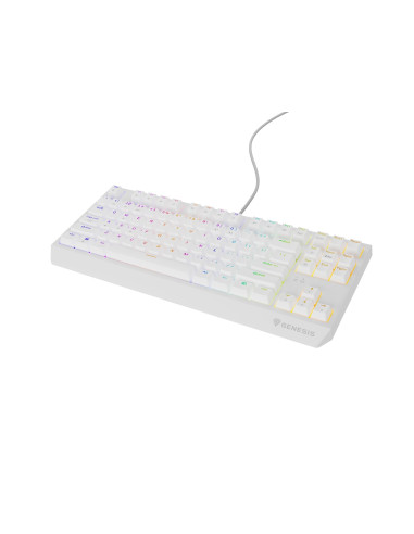 Genesis Thor 230 Tkl Klawiatura Gaming Usb + Rf Wireless + Bluetooth Qwerty Biały