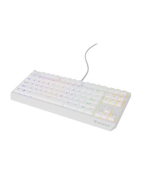 Genesis Thor 230 Tkl Klawiatura Gaming Usb + Rf Wireless + Bluetooth Qwerty Biały