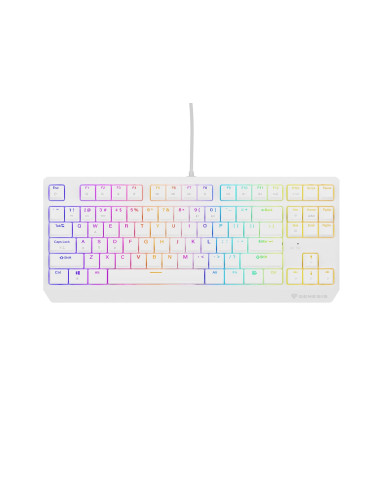 Genesis Thor 230 Tkl Klawiatura Gaming Usb + Rf Wireless + Bluetooth Qwerty Biały
