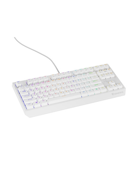 Genesis Thor 230 Tkl Klawiatura Gaming Usb + Rf Wireless + Bluetooth Qwerty Biały