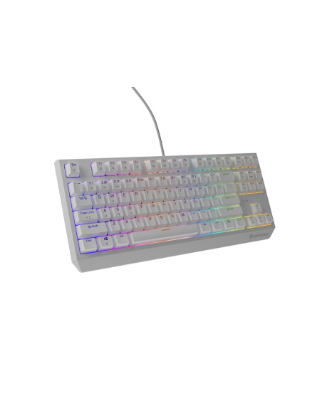 Genesis Thor 230 Tkl Klawiatura Gaming Usb + Rf Wireless + Bluetooth Qwerty Biały