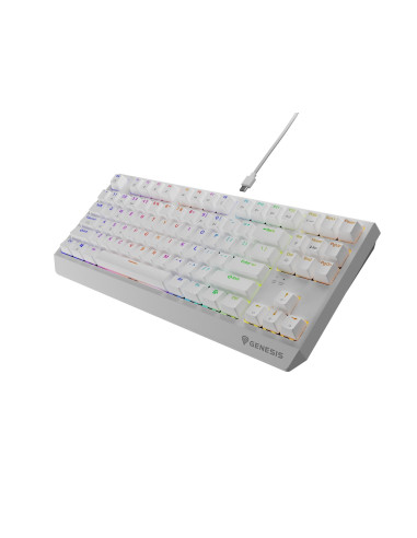Genesis Thor 230 Tkl Klawiatura Gaming Usb + Rf Wireless + Bluetooth Qwerty Biały