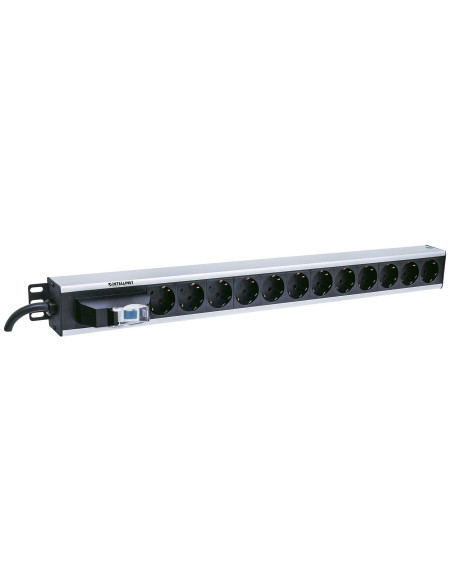 Listwa Zasilająca Rackowa 19"  Niemiecki Typ Gniazd (1.6M) Intellinet