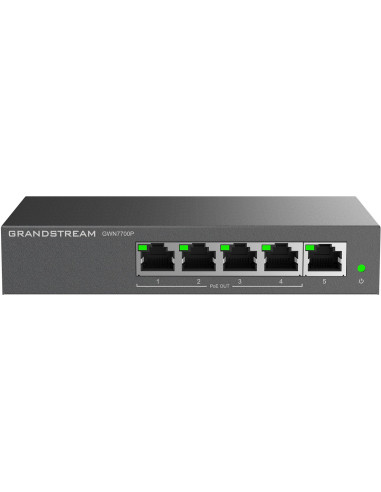 Switch Grandstream Poe Gwn7700P (4X Poe Do 1000  1X Do 1000Mpbs)