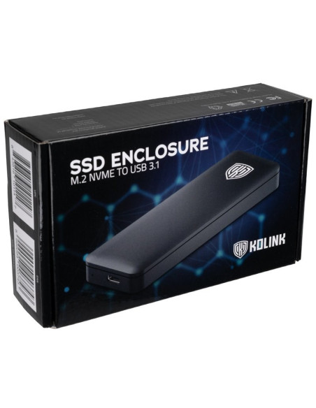 Kolink Ko-M2Uc31 Obudowa Do Dysków Twardych Obudowa Ssd Czarny M.2