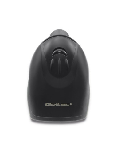 Qoltec 50866 Laserowy Czytnik Kodów Kreskowych 1D | Ccd | Usb | Czarny