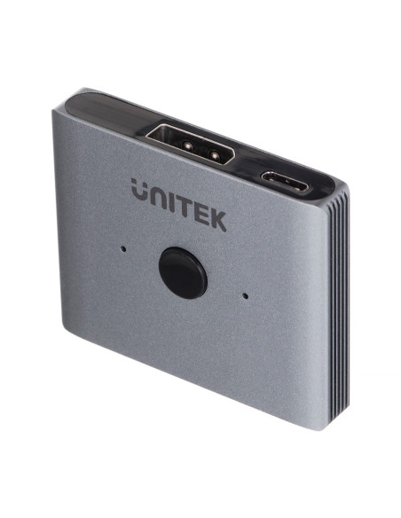 Unitek Dwukierunkowy Przełącznik Sygnału Dp 1.4 2 In 1 Out 8K