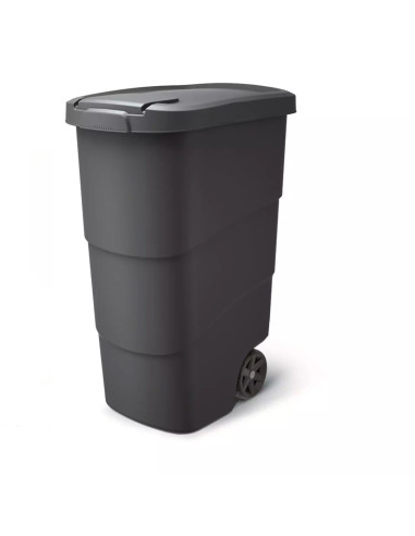 Keden Kosz Na Śmieci Wheeler 90 L - Czarny Recykling*