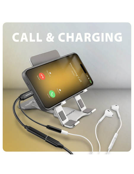 Axagon Ada-Hcpd Kabel Audio 0,1 M Usb-C, 3.5 Mm Usb-C Czarny