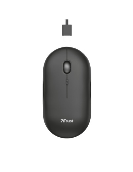 Mysz Trust Puck Rechargeable Wireless Ultra-Thin Black