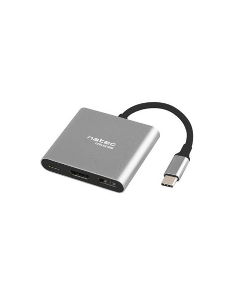 Natec Multi Port Fowler Mini (Usb-C Pd, Usb 3.0, Hdmi 4K) Nmp-1607