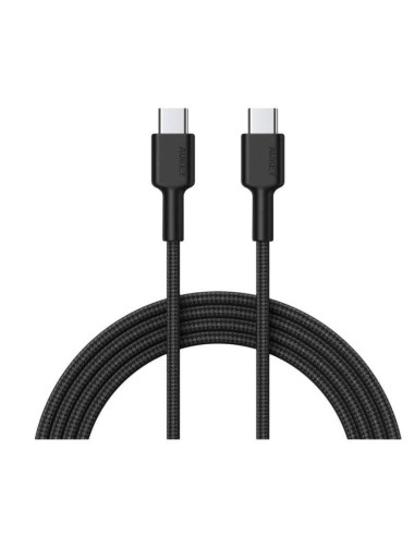 Aukey Kabel Usb-C 2.0, Qc 18W, Oplot, 0,9M, Czarny