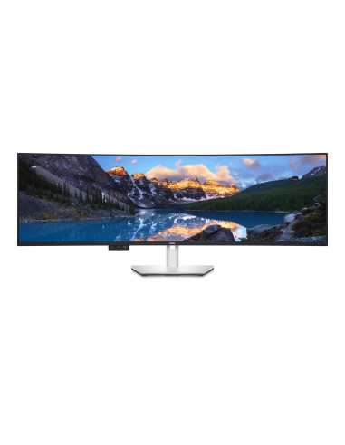 Dell Ultrasharp U4924Dw Led Display 124,5 Cm (49") 5120 X 1440 Px 5K Ultra Hd Lcd Czarny, Srebrny