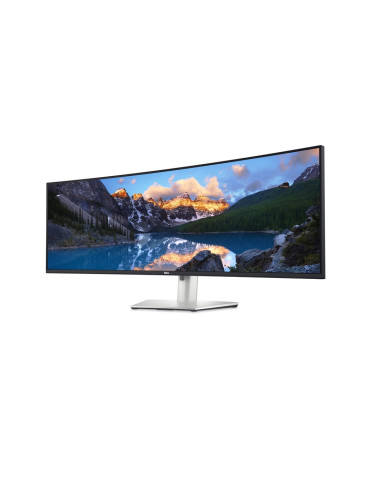 Dell Ultrasharp U4924Dw Led Display 124,5 Cm (49") 5120 X 1440 Px 5K Ultra Hd Lcd Czarny, Srebrny