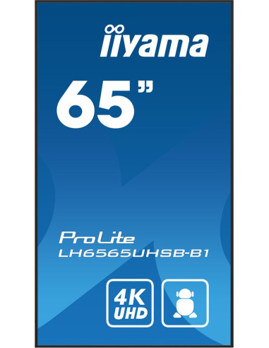Monitor Iiyama Prolite Lh6575Uhs-B1Ag - 65" - Płaski Ekran - 163.8 Cm