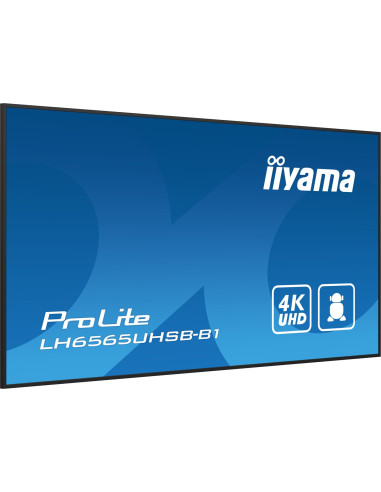 Monitor Iiyama Prolite Lh6575Uhs-B1Ag - 65" - Płaski Ekran - 163.8 Cm