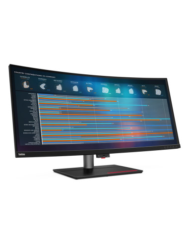 Lenovo Thinkvision P40W-20 Led Display 100,8 Cm (39.7") 5120 X 2160 Px 5K Ultra Hd Czarny