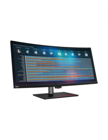 Lenovo Thinkvision P40W-20 Led Display 100,8 Cm (39.7") 5120 X 2160 Px 5K Ultra Hd Czarny