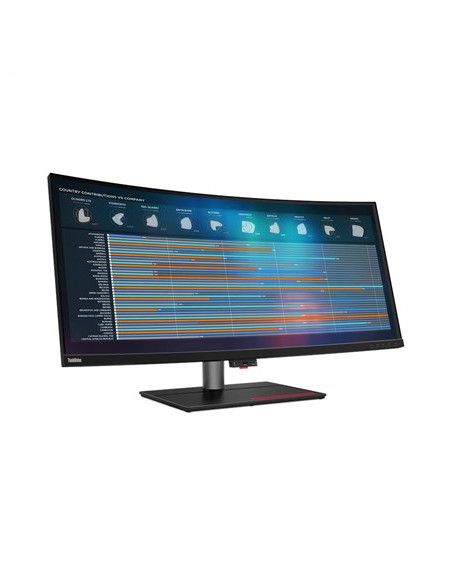 Lenovo Thinkvision P40W-20 Led Display 100,8 Cm (39.7") 5120 X 2160 Px 5K Ultra Hd Czarny