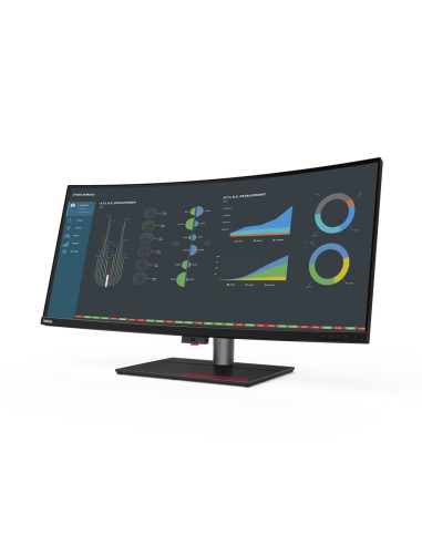 Lenovo Thinkvision P40W-20 Led Display 100,8 Cm (39.7") 5120 X 2160 Px 5K Ultra Hd Czarny