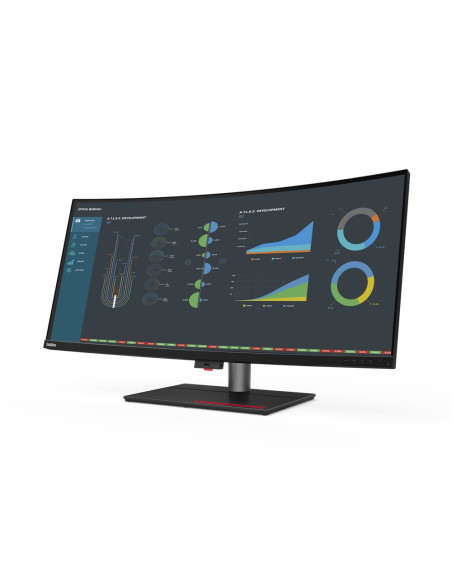Lenovo Thinkvision P40W-20 Led Display 100,8 Cm (39.7") 5120 X 2160 Px 5K Ultra Hd Czarny