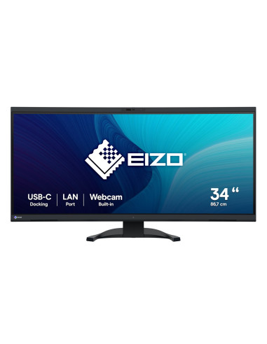 Monitor Eizo Flexscan Ev3450Xc-Bk 34.1" - Płaski Ekran - 86.6 Cm