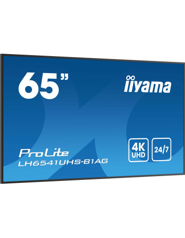 Monitor Iiyama 164,0 Cm (65") Lh6541Uhs-B1Ag 16:9 3Xhdmi+Usb Ips