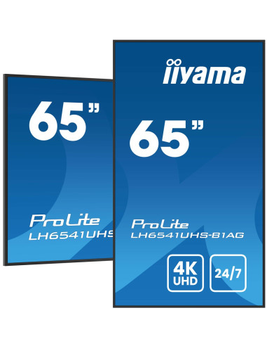 Monitor Iiyama 164,0 Cm (65") Lh6541Uhs-B1Ag 16:9 3Xhdmi+Usb Ips