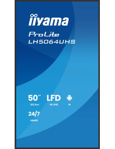 Monitor Iiyama Lh5064Uhs-B1Ag 50 In Lcd Uhd - Płaski Ekran - 127 Cm 2