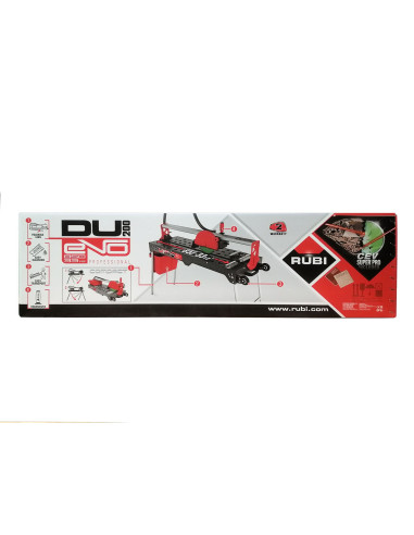 Rubi Przecinarka Do Glazury Du-200 Evo 850Mm 230V 50Hz Cev Superpro
