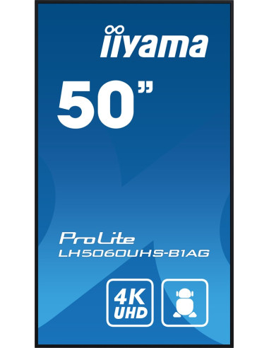 Monitor Iiyama 50 Lh5060Uhs-B1Ag Hdmi Usb