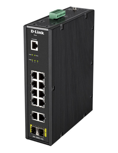 Switch D-Link 12 Port L2 Industrial Smart