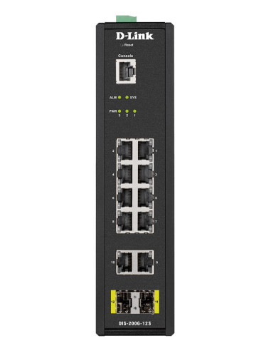 Switch D-Link 12 Port L2 Industrial Smart