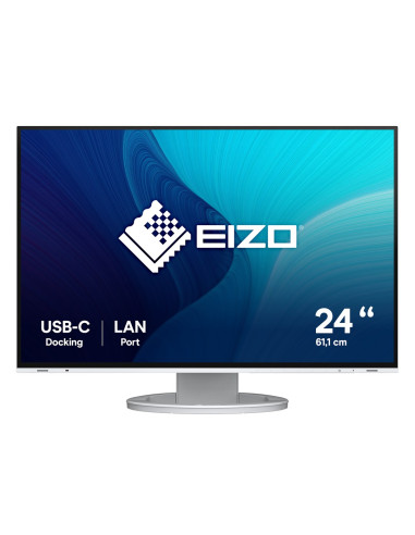 Monitor Eizo Flexscan Ev2495-Wt - 61,2 Cm (24,1") - 1920 X 1200 Pikseli - Wuxga - Led - 5 Ms - Biały