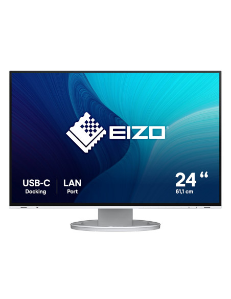 Monitor Eizo Flexscan Ev2495-Wt - 61,2 Cm (24,1") - 1920 X 1200 Pikseli - Wuxga - Led - 5 Ms - Biały