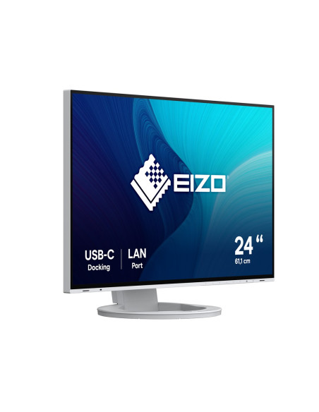 Monitor Eizo Flexscan Ev2495-Wt - 61,2 Cm (24,1") - 1920 X 1200 Pikseli - Wuxga - Led - 5 Ms - Biały