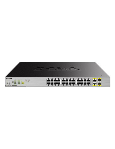 D-Link Dgs-1026Mp Łącza Sieciowe Nie Zarządzany Gigabit Ethernet (10/100/1000) Obsługa Poe Czarny, Szary
