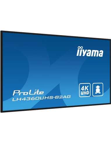 Monitor Iiyama 43 Lh4360Uhs-B2Ag Hdmi Usb - 107.9 Cm - 42.5"