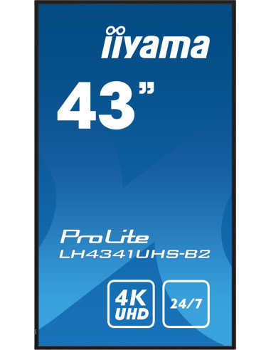 Panel Iiyama Lh4341Uhs-B2 43" 3840X2160 4K Uhd Ips
