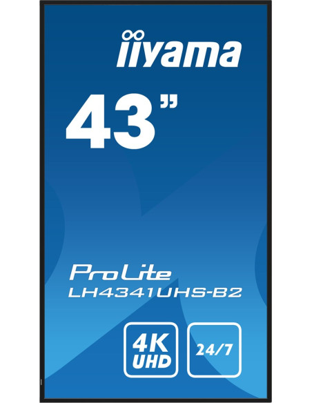 Panel Iiyama Lh4341Uhs-B2 43" 3840X2160 4K Uhd Ips