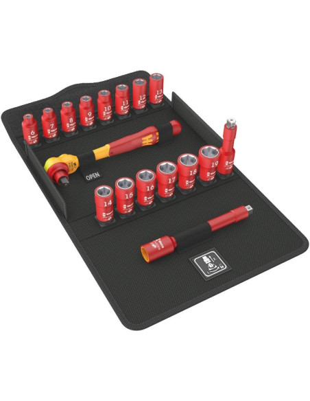 Zestaw Z Grzechotką Zyklop 3/8'' Vde, 8100 Sb Vde 1, 17Cz